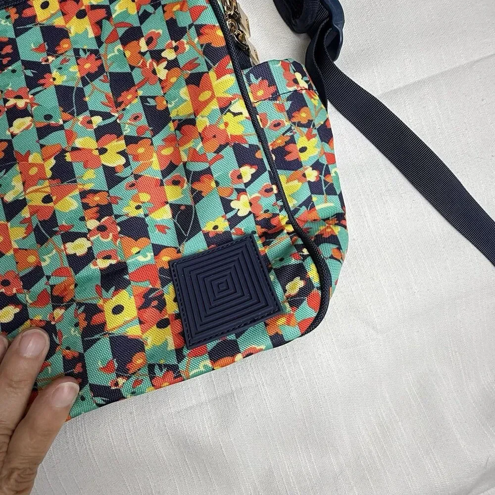 Lularoe Multicolor Floral Large Laptop Supply Canvas Backpack New